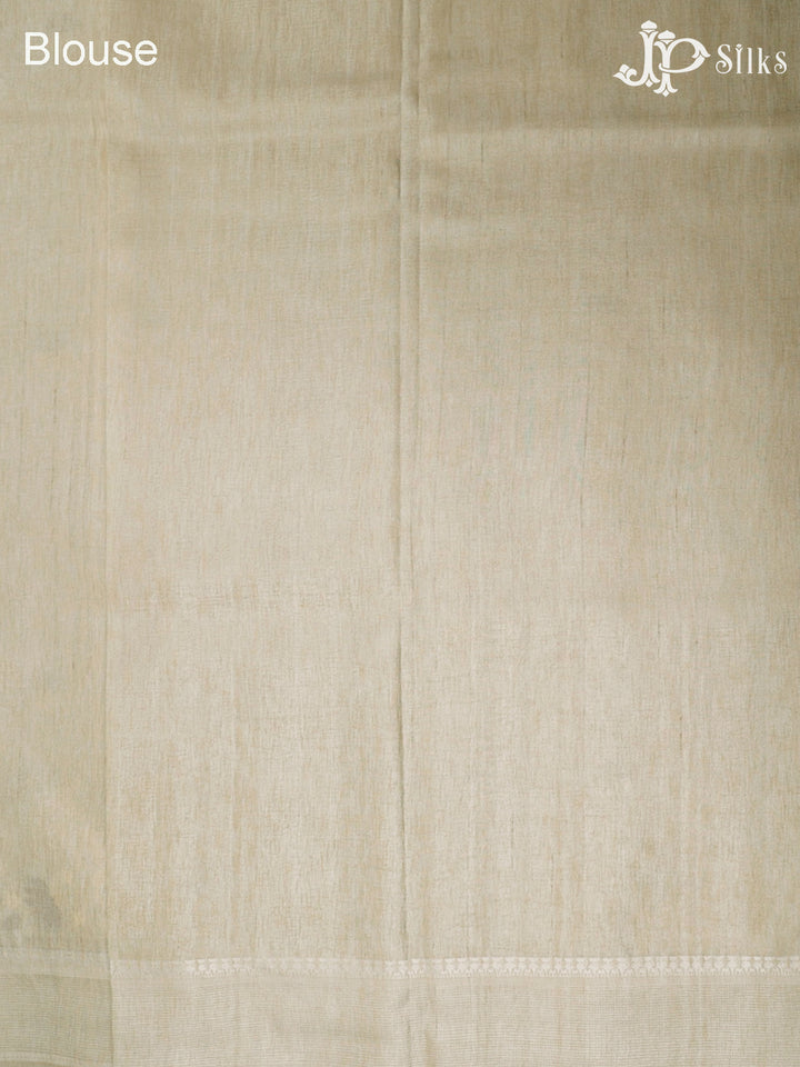 Off-White Semi Tussar Saree - G180