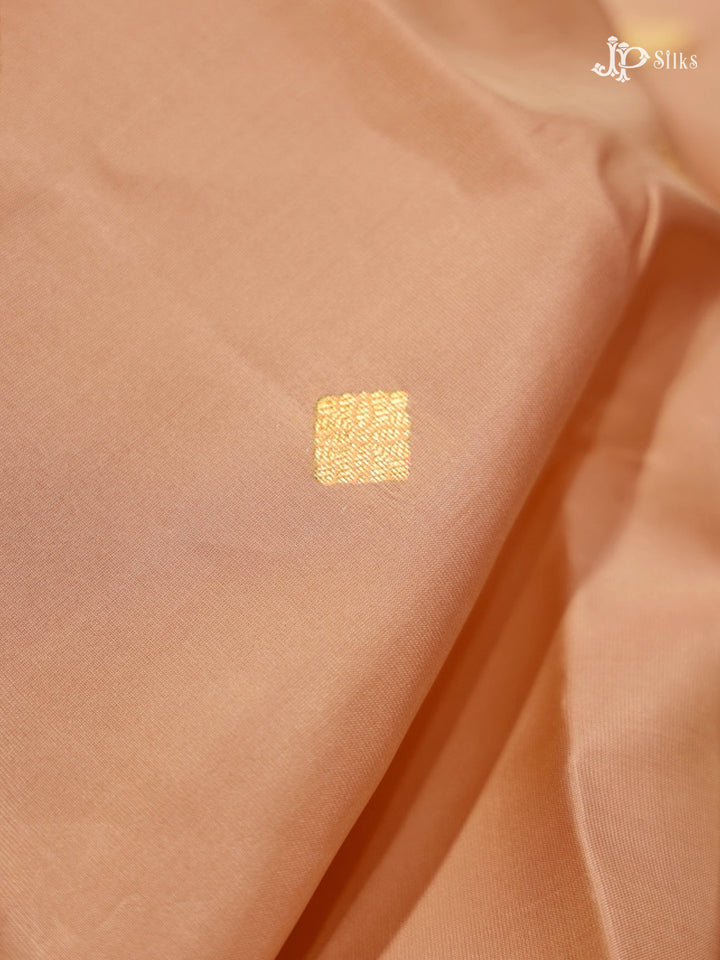 Crepe Pink & Maroon Pure Silk Mix Saree -G840-view-3