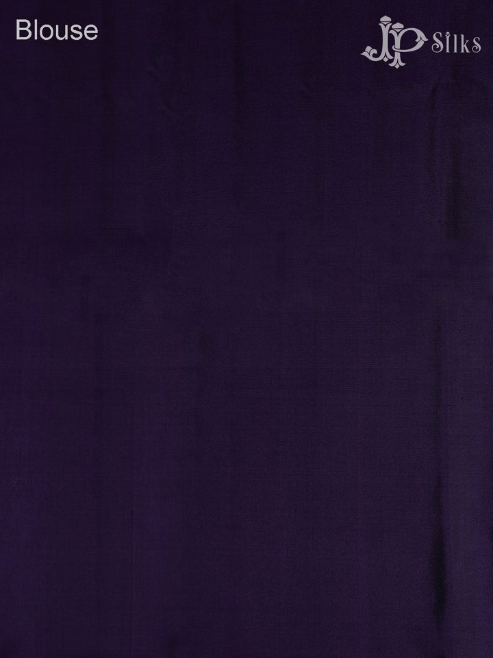 Midnight Purple Soft Silk Saree - F2216 - View 8