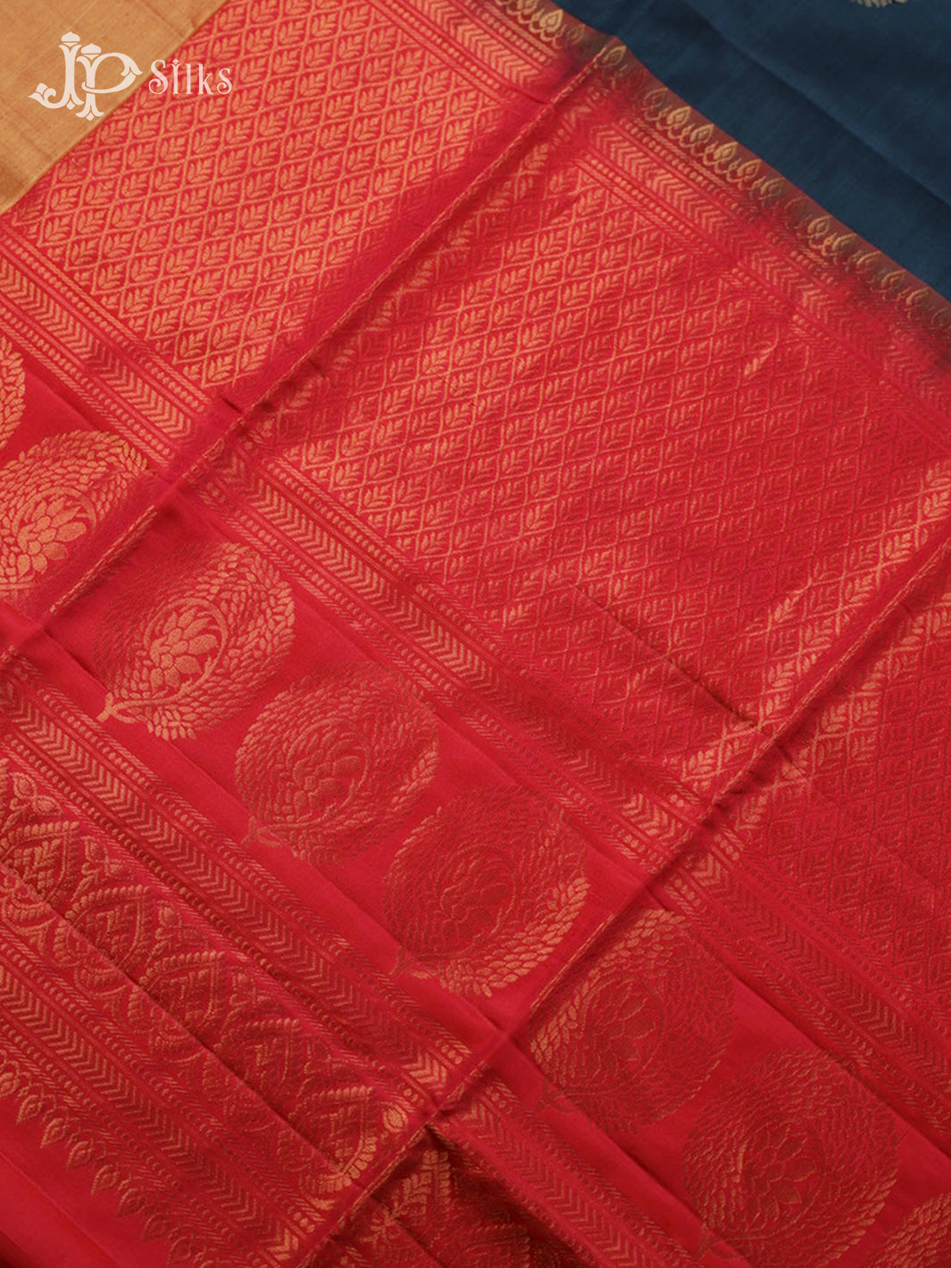 Elephant Grey with Reddish Pink Soft Silk Saree - F2224 - View 4