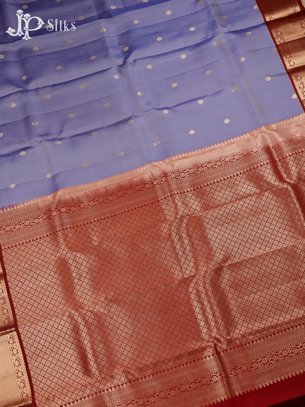 Lavender And Maroon Pure Silk Mixed Saree - G66