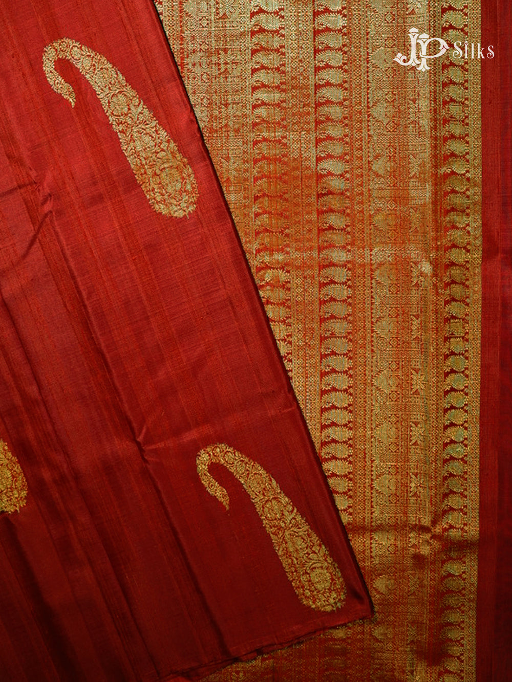 Maroon Kanchipuram Silk Saree - A1268-view4
