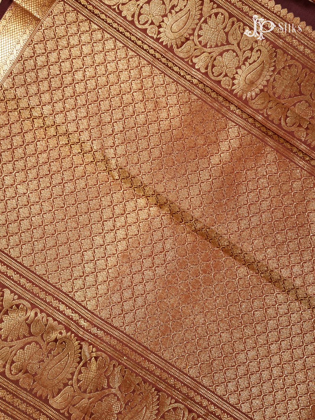 Rust Brown Kanchipuram Silk Saree - G811-view5