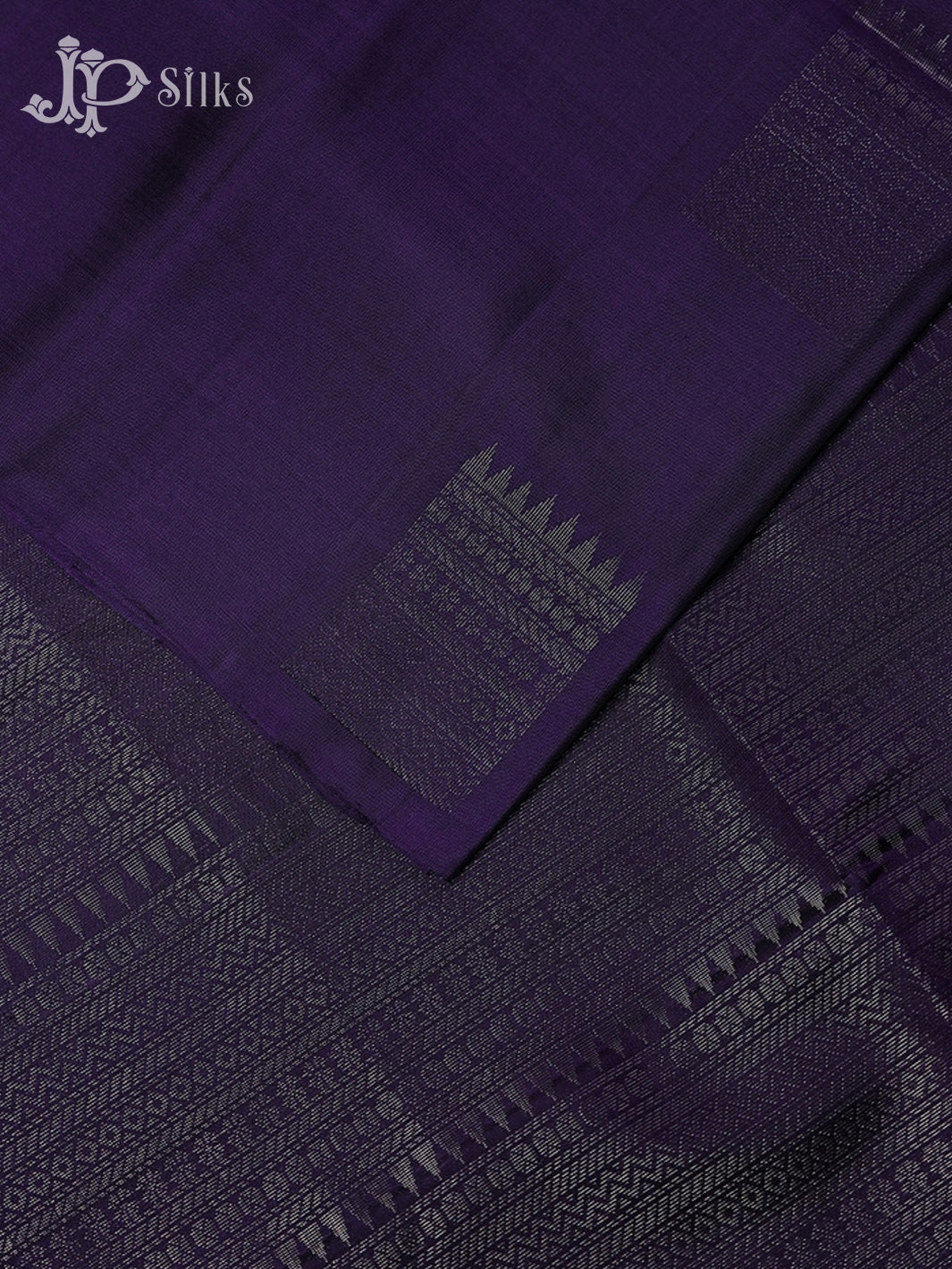 Midnight Purple Soft Silk Saree - F2216 - View 4