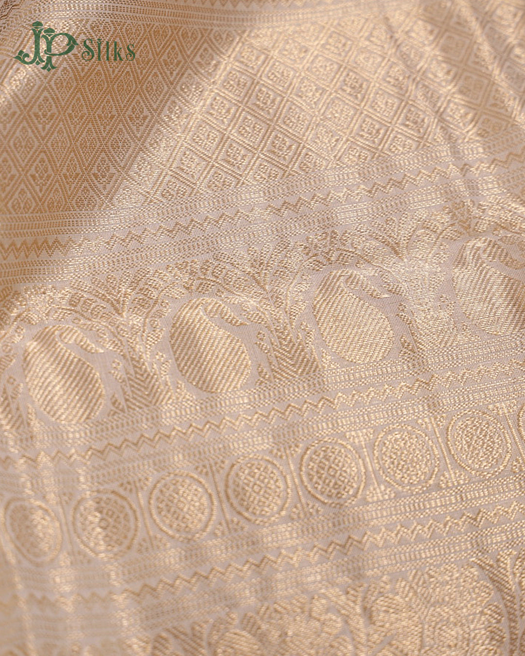 Half White Kanchi Cotton Saree H31