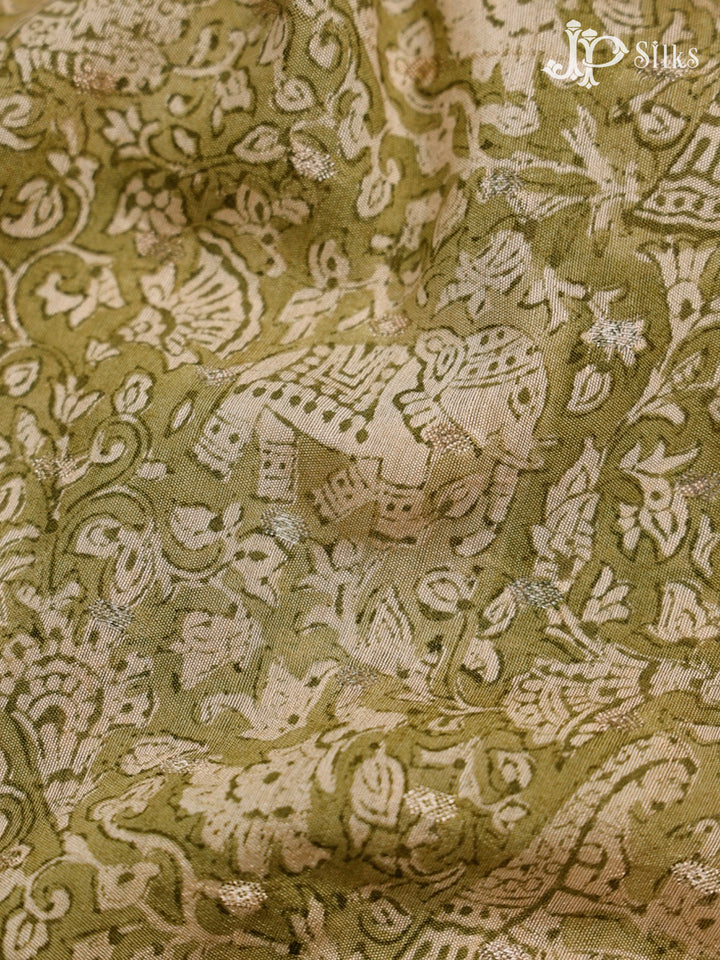Light Green Semi Tussar Saree - G33