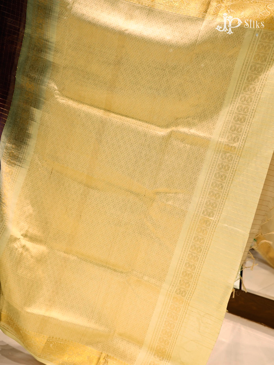 Deep Violet Blue Silk Cotton Saree - G546-view4