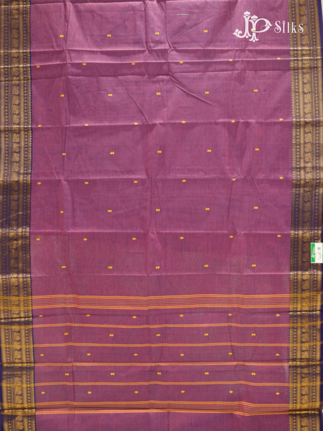 Tacao Purple Theni Cotton Saree - G754-view3