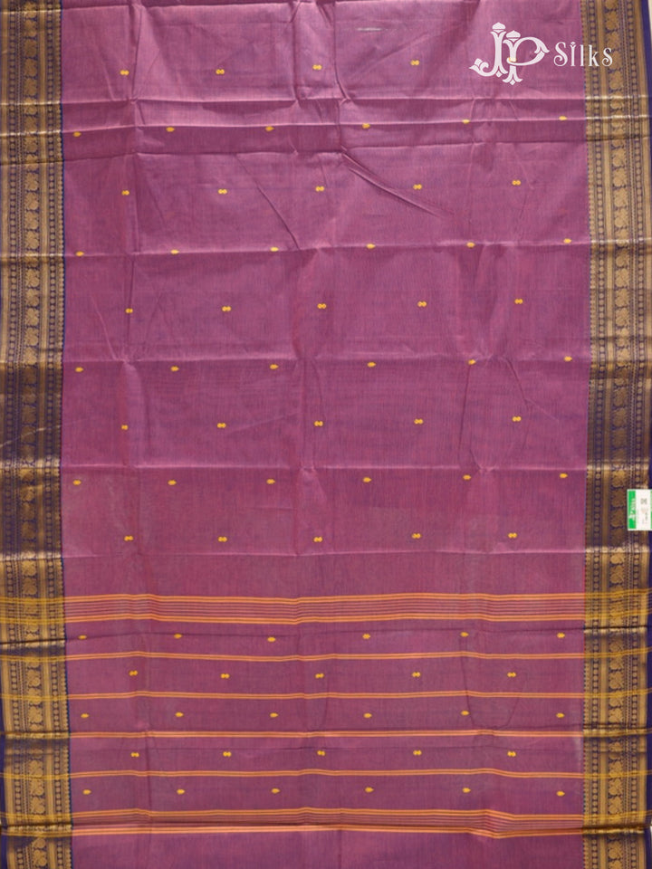 Tacao Purple Theni Cotton Saree - G754-view3