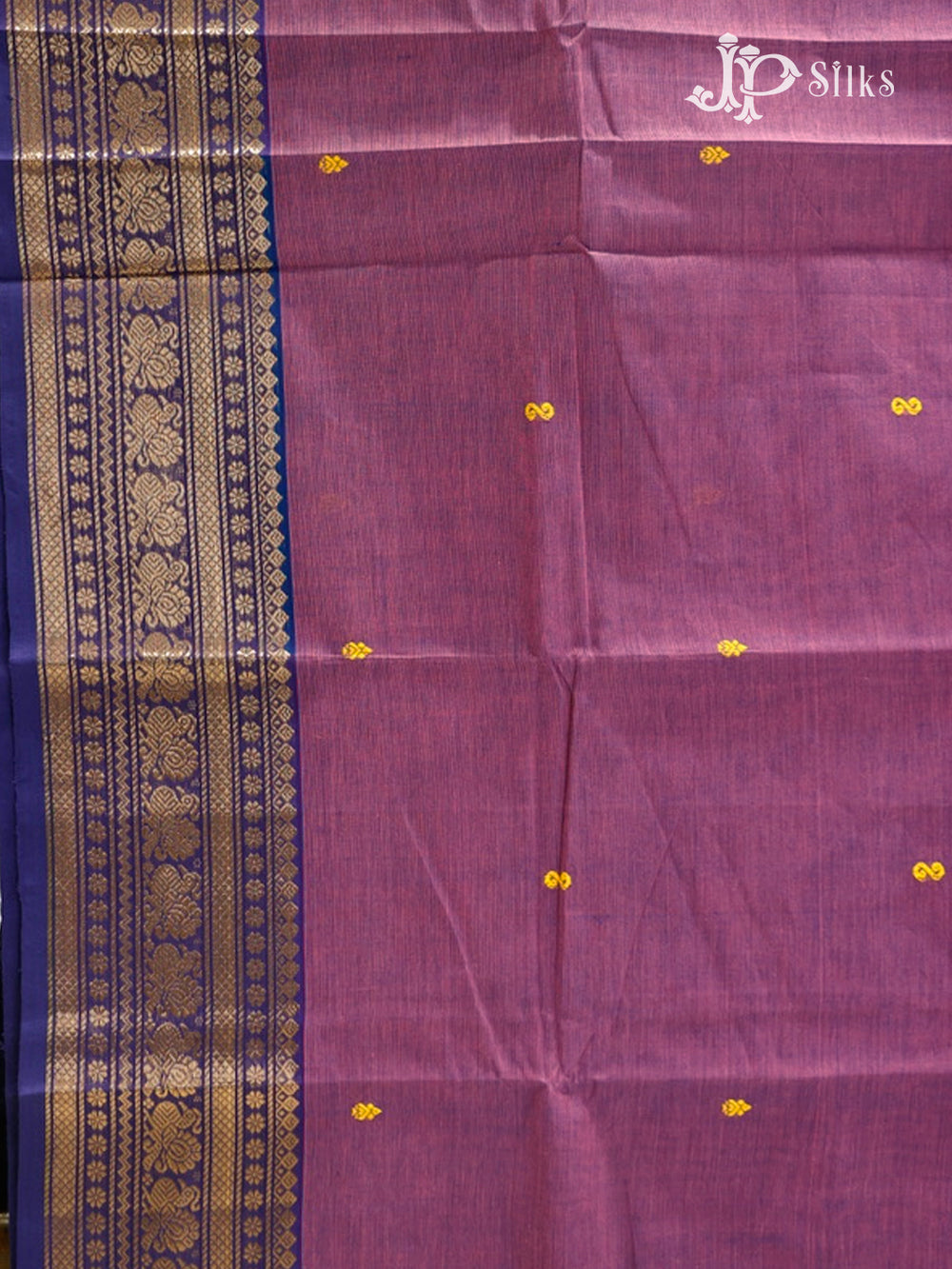 Tacao Purple Theni Cotton Saree - G754-view2