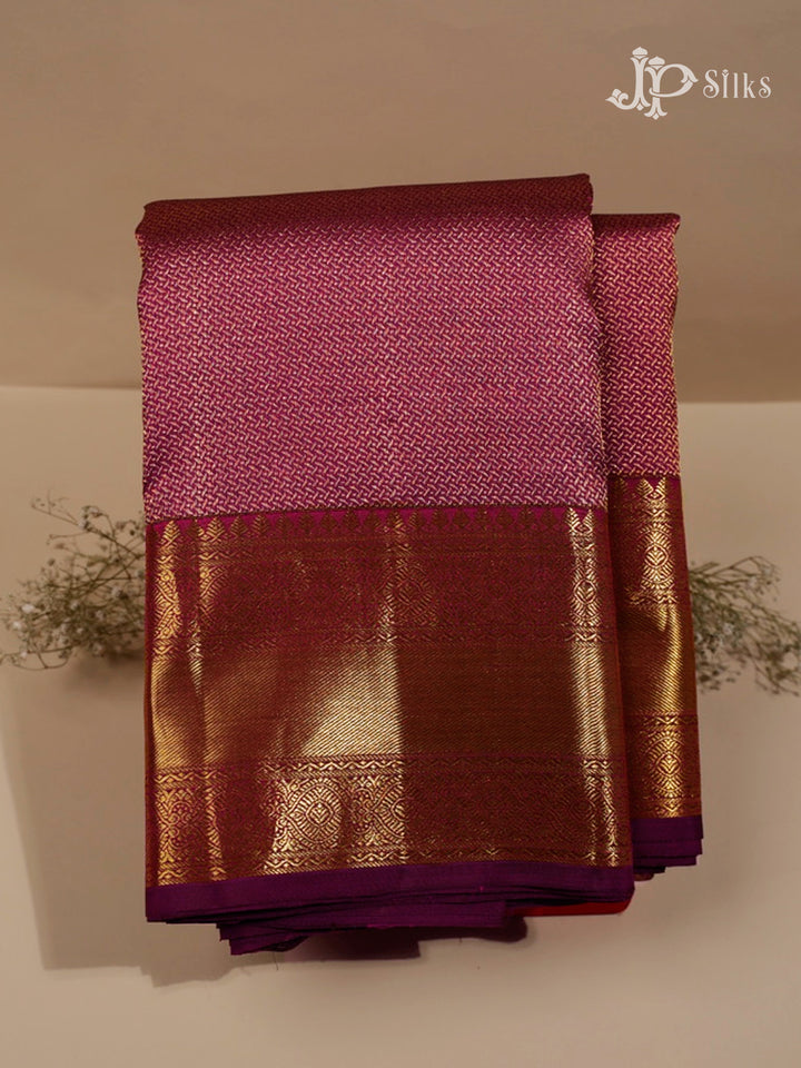 Wine Kanchipuram Silk Saree - G715-view1