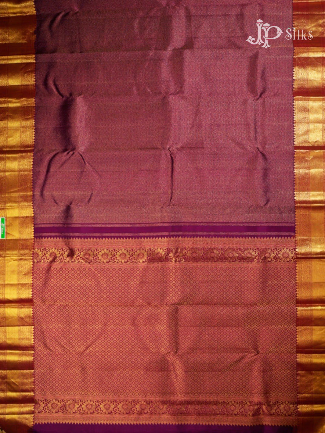 Wine Kanchipuram Silk Saree - G715-view6