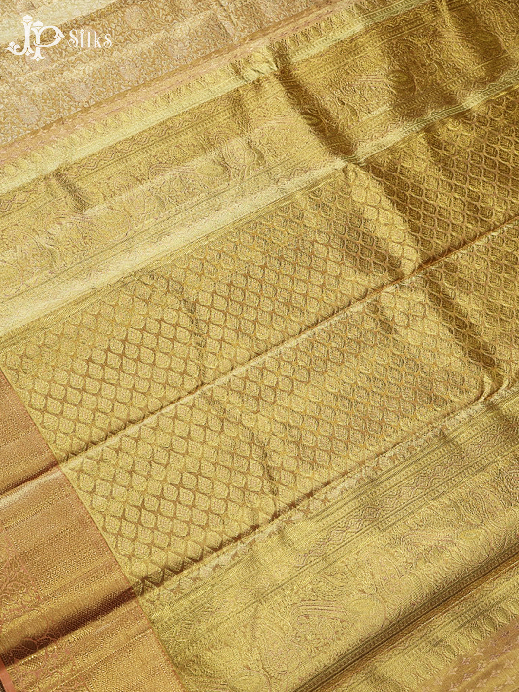 Gold Kanchipuram Silk Saree - G863