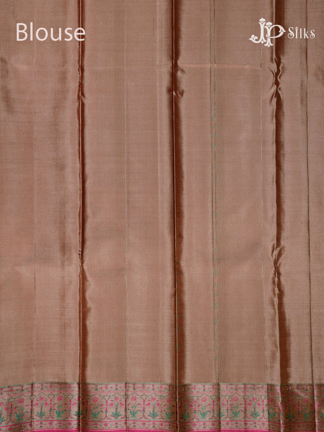 Mustard Yellow & Light Brown Kanchipuram Silk Saree - D7250-view6