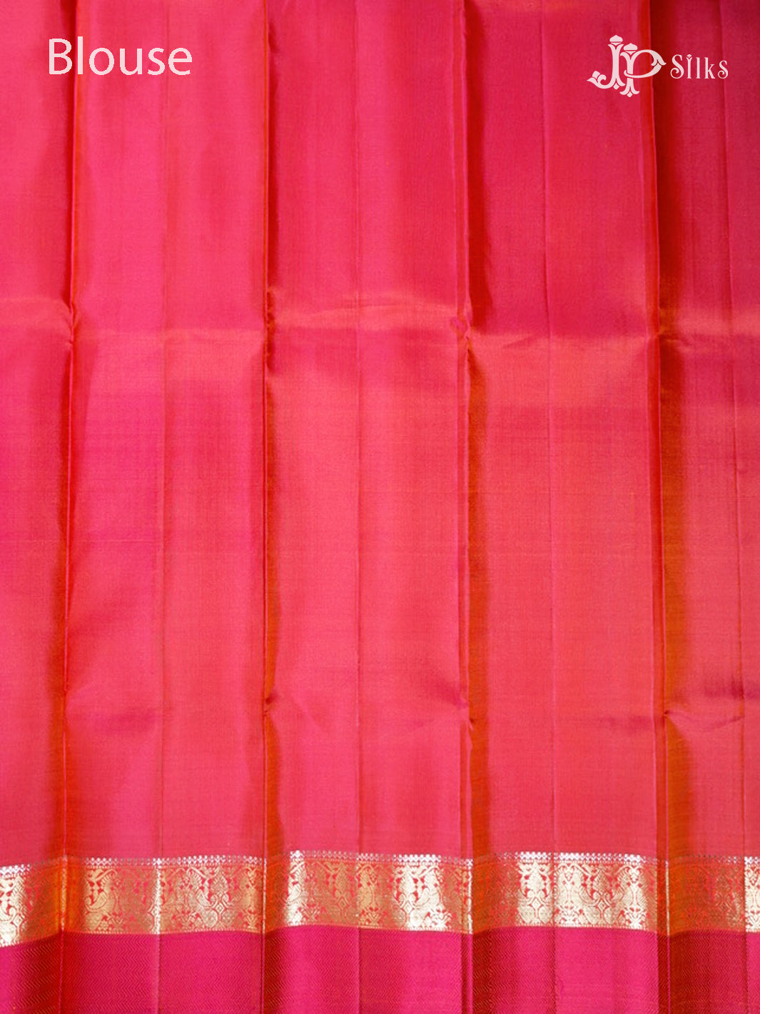 Yellow & Pink Kanchipuram Silk Saree - F3626-view6