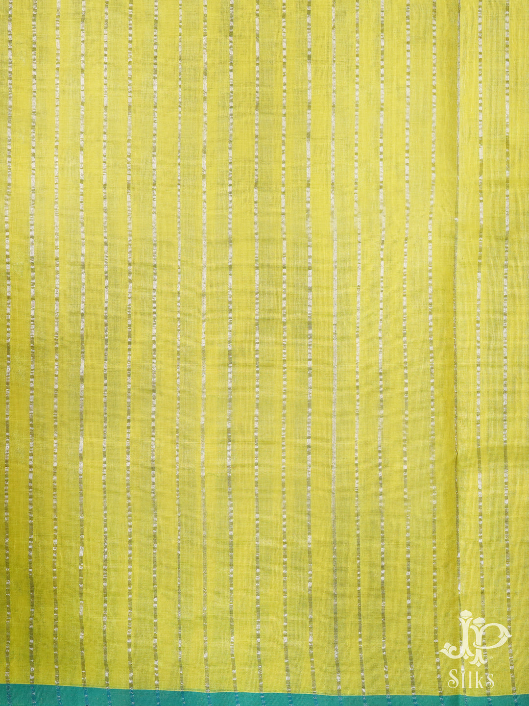 Lemon Yellow Venkatagiri Cotton Saree - D9810 -2