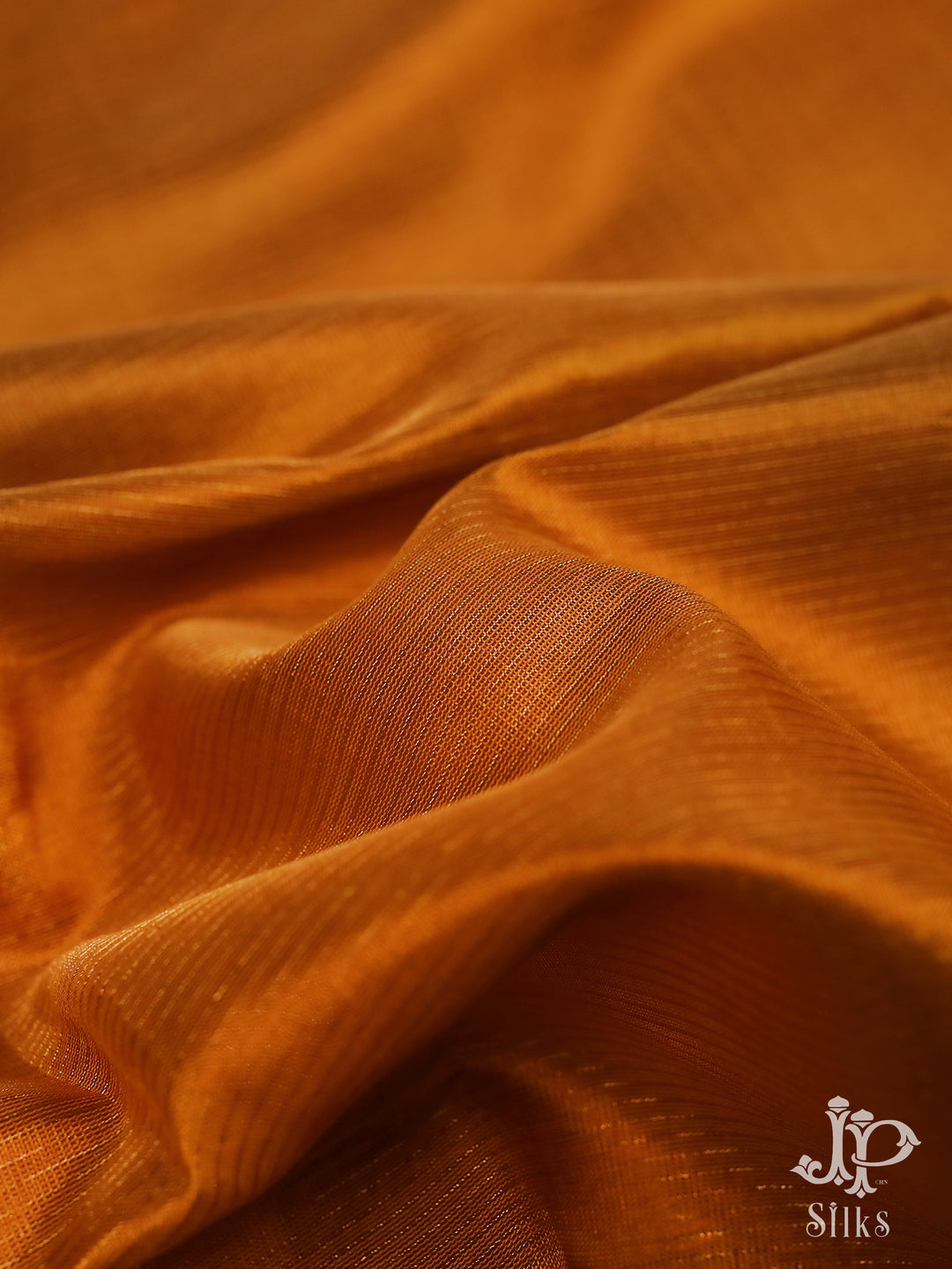 Mustard Yellow and Red Silk Cotton Saree - D216
