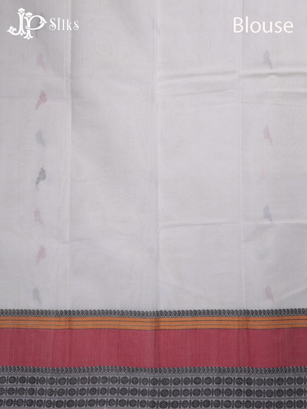 White Kanchi Cotton Saree - D9726-view6