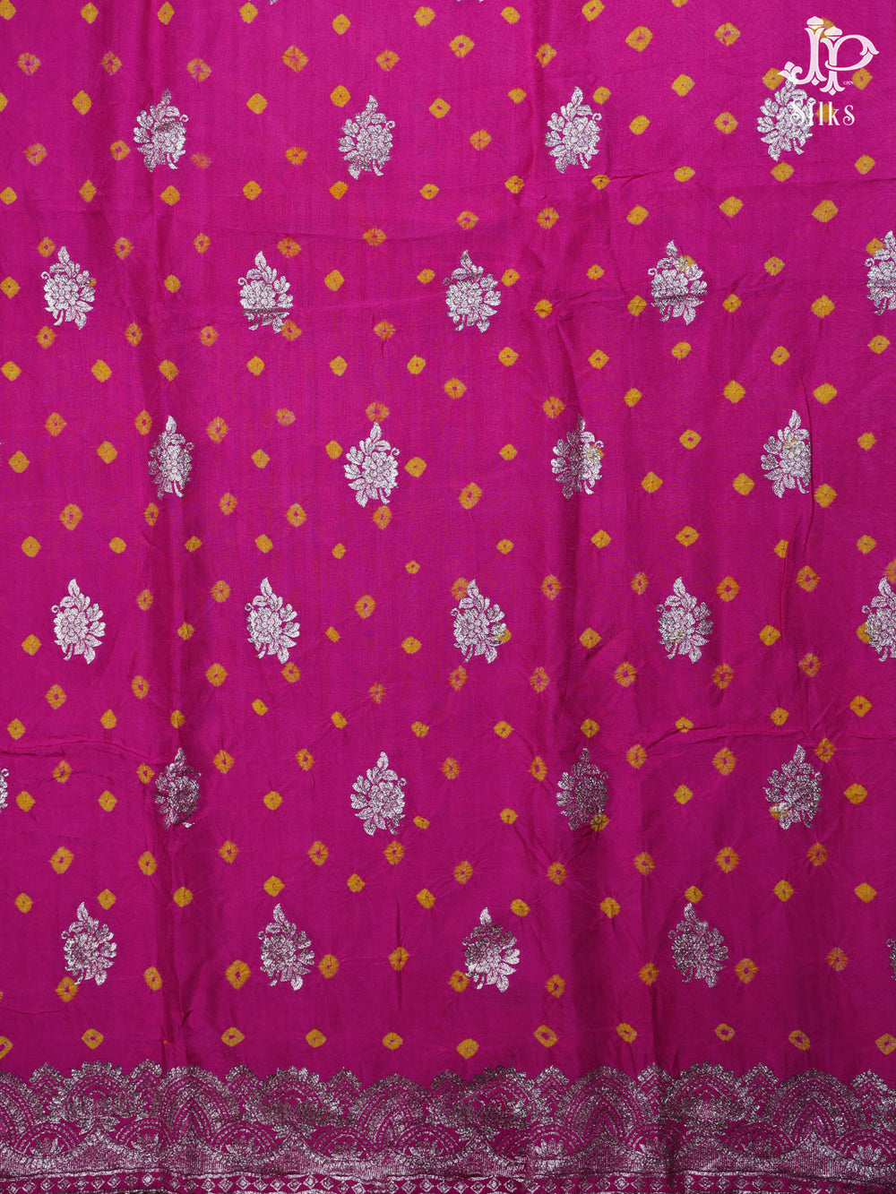 Rani Pink Banaras Chudidhar Material - E1940 - View 1