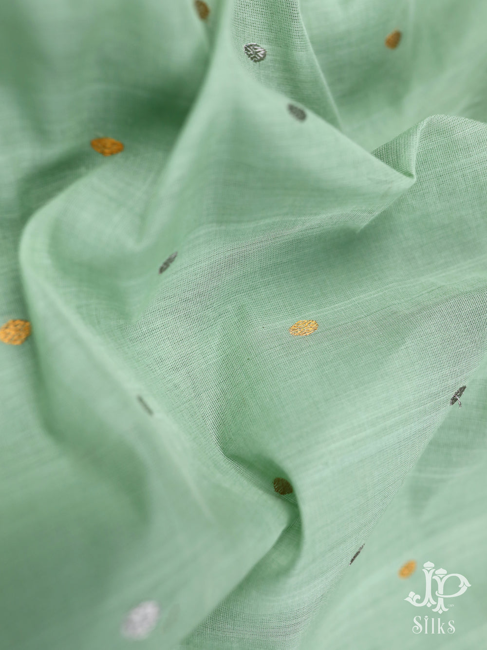 Pastel Green Venkatagiri Cotton Saree - D9837 -1