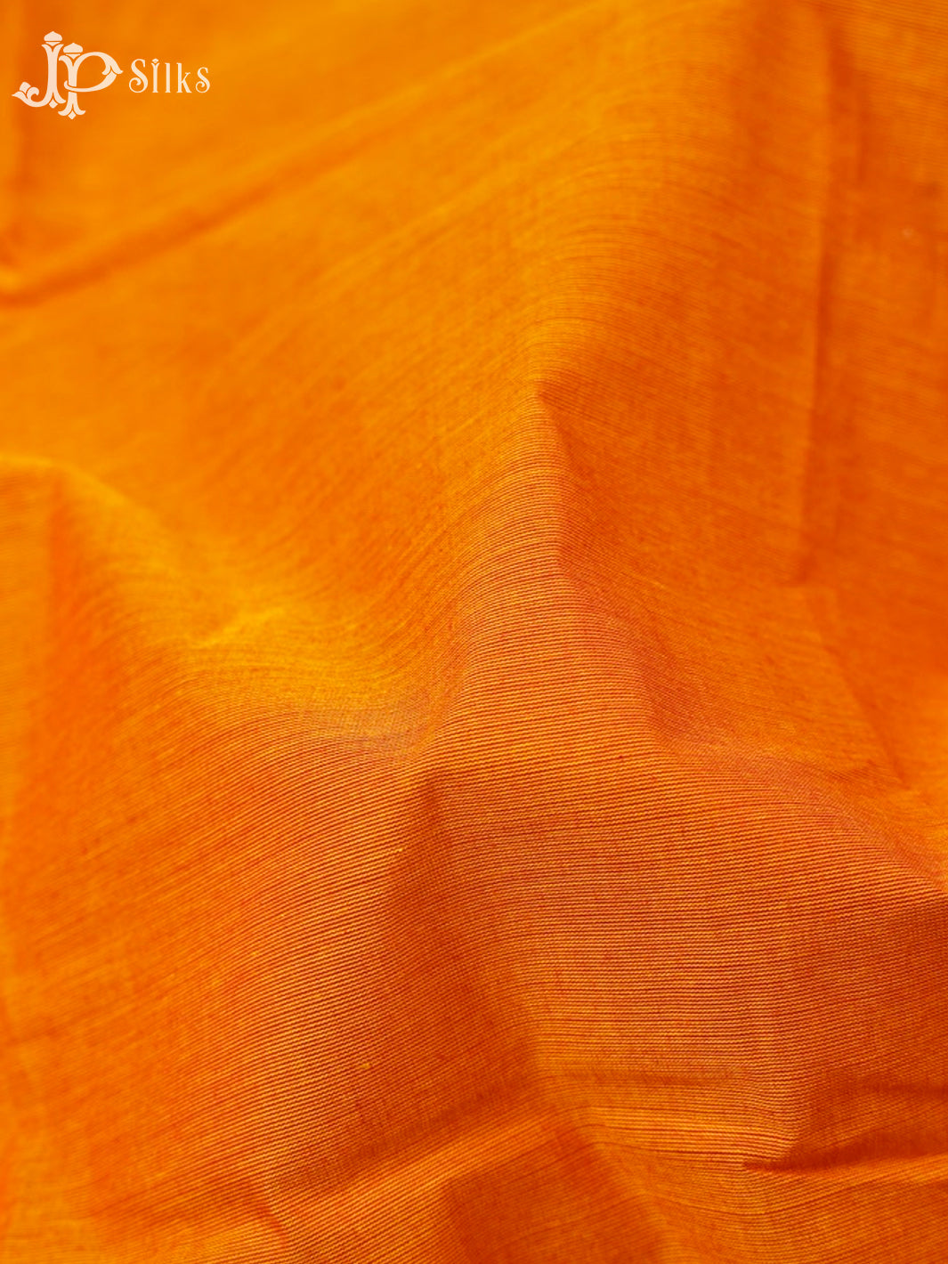 Rust Orange Cotton Saree - G110