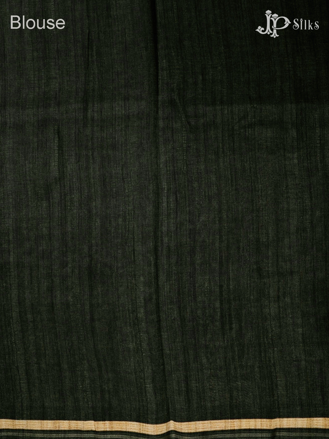 Elephant Grey And Black Semi Tussar Saree - E3265