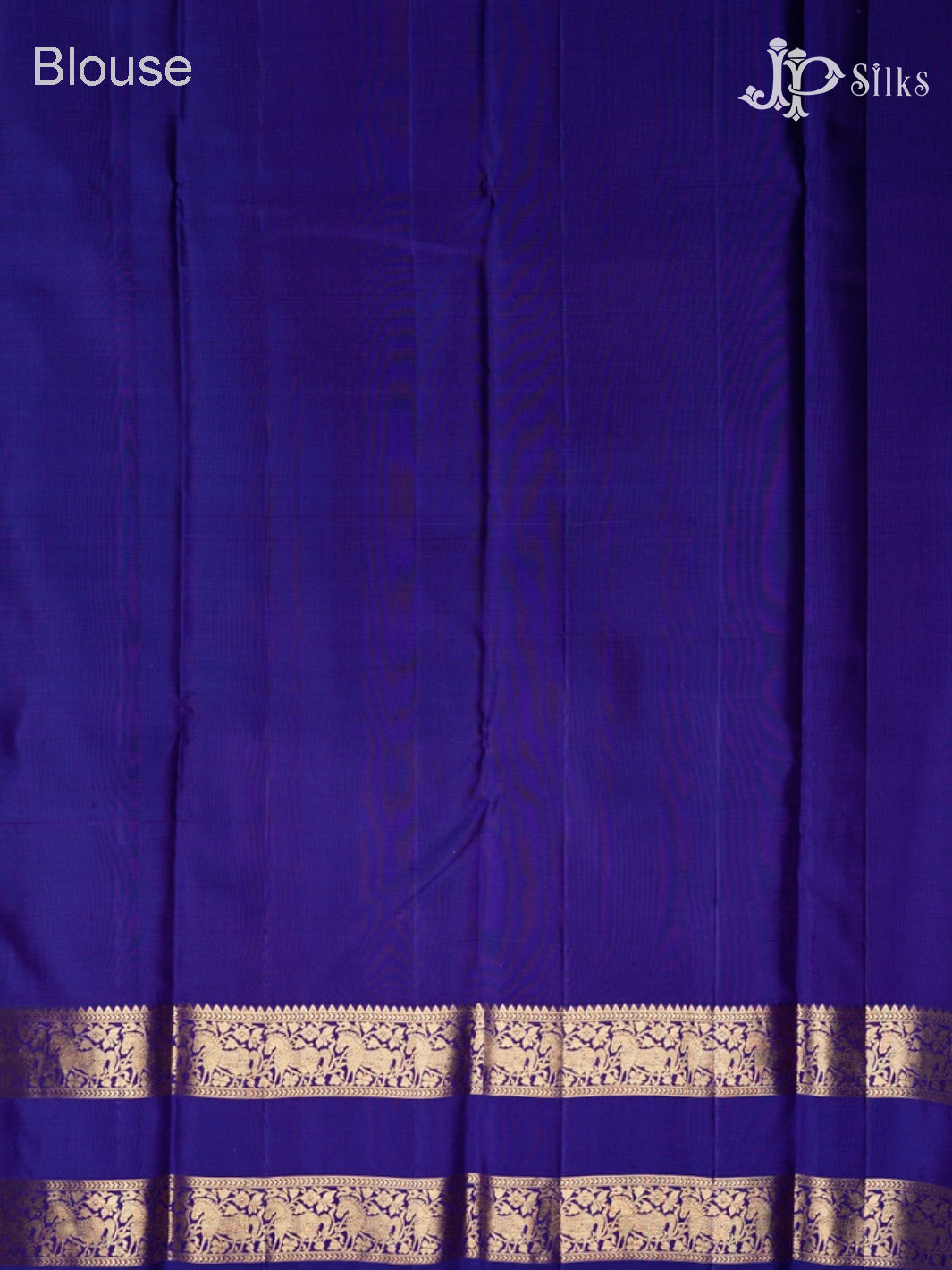 Dark Ramar Blue And Violet Blue Kanchipuram Silk Saree - F3620
