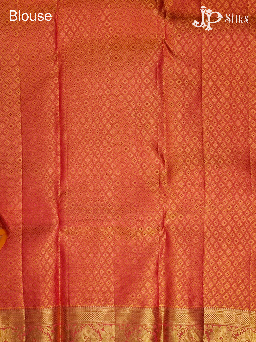Blue, Purple, Mustard And Pink Kanchipuram Silk Saree - A1426