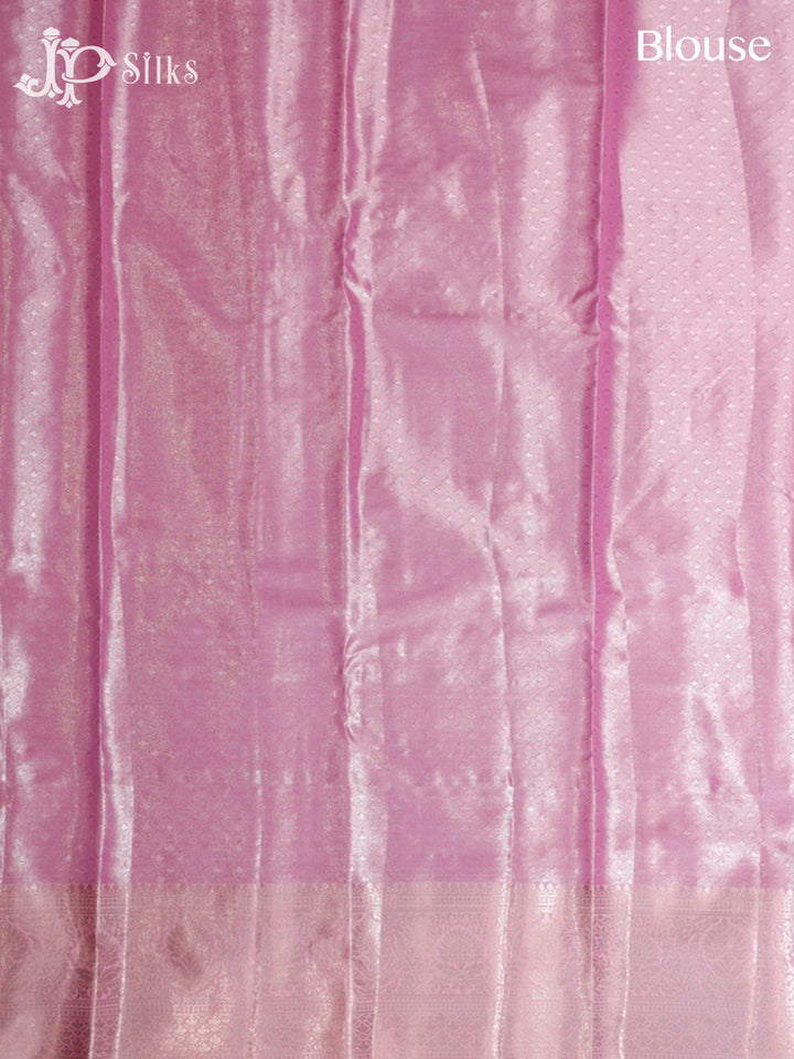 Sky Blue and Baby Pink Art Silk Saree - H15