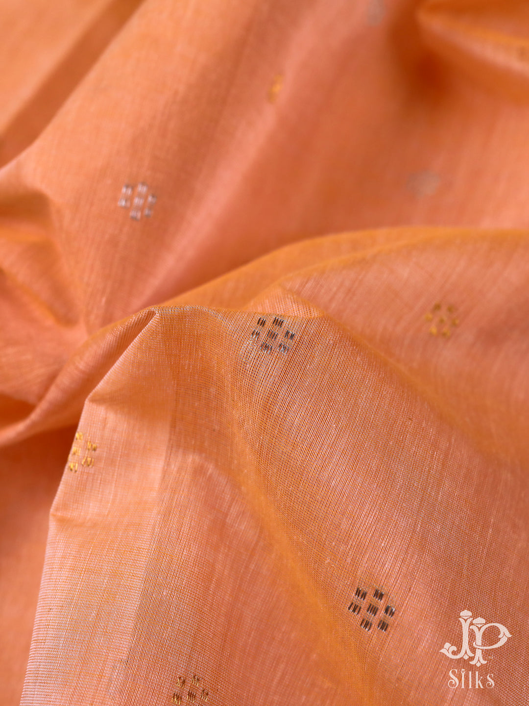 Light Orange.Venkatagiri Cotton Saree - D9830 -1