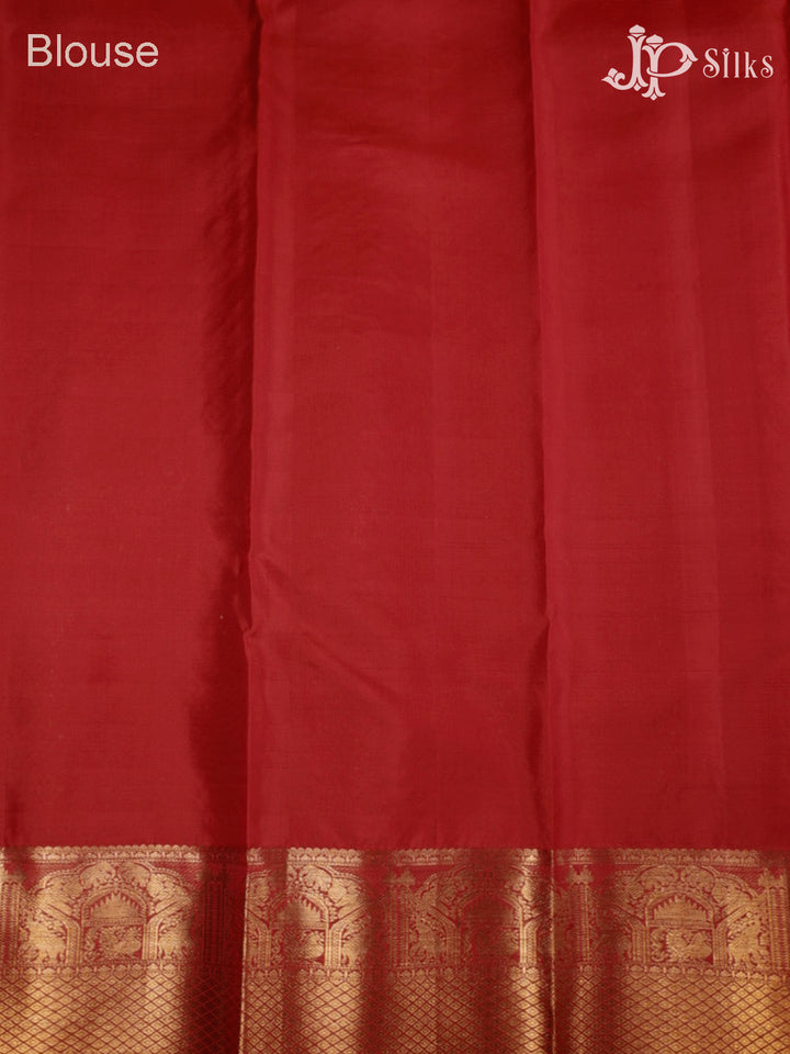 Red Bridal Kanchipuram Silk Saree - G212