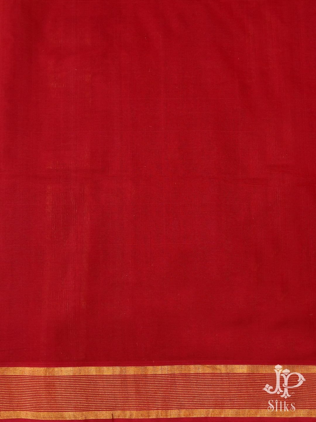 Red Venkatagiri Cotton Saree - D9812 -2