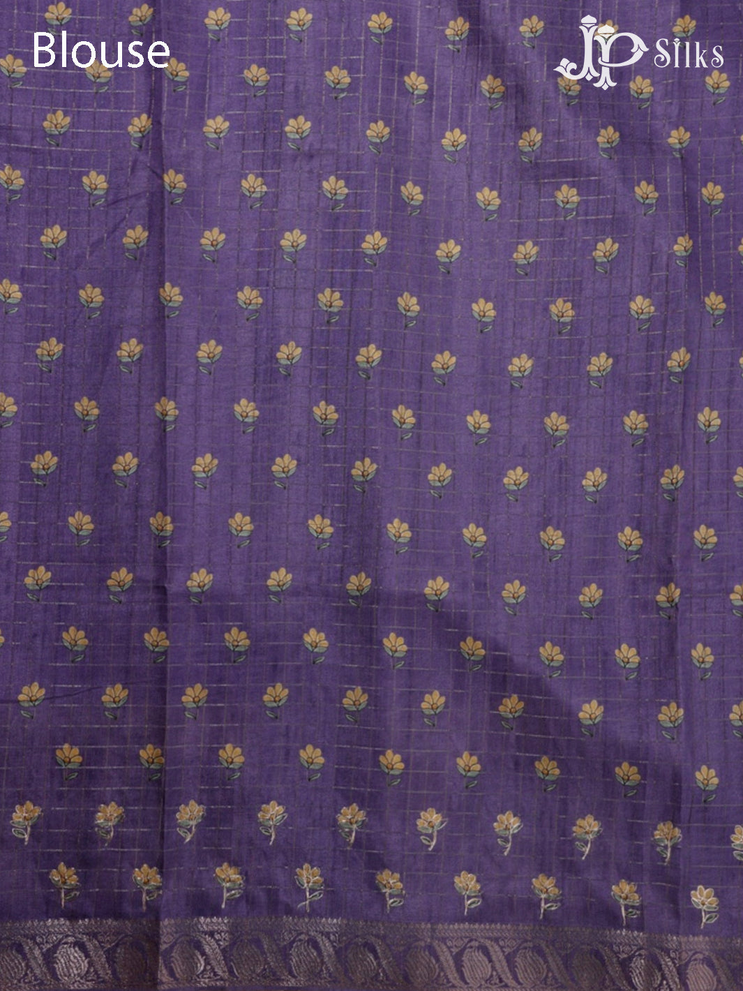 Light Lavender Semi Tussar Saree - G607-view8