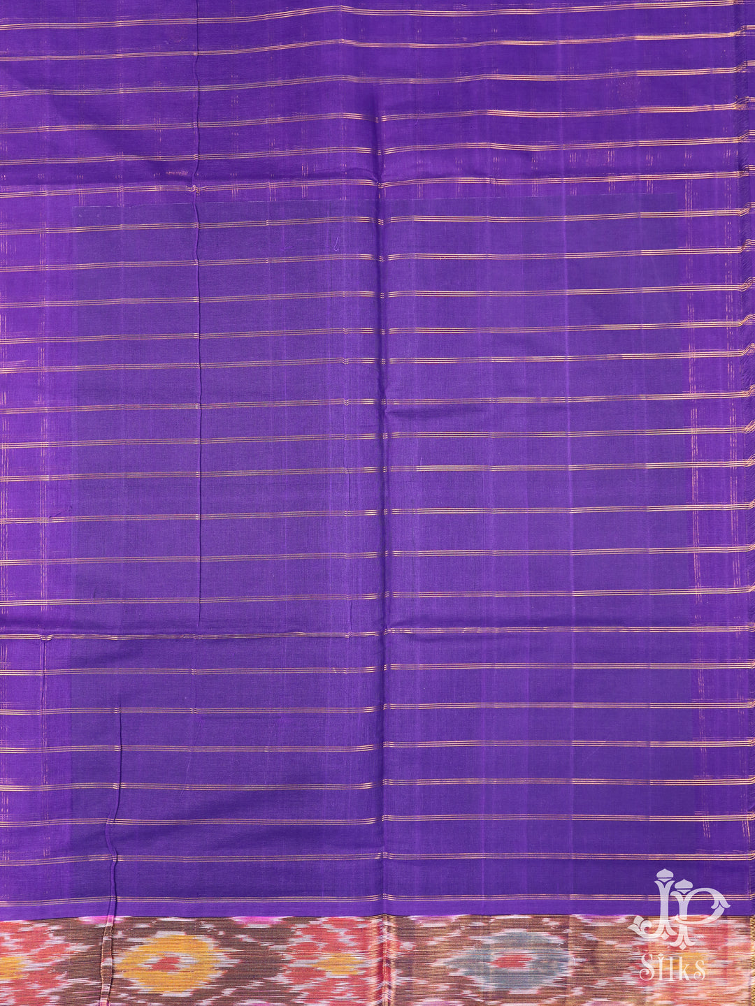 Royal Purple Venkatagiri Cotton Saree - D9834 -2