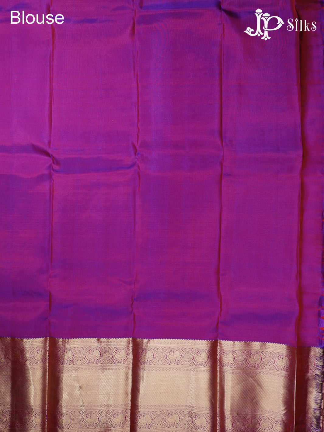 Red and Purple Pure Silk Mixed Saree - G325