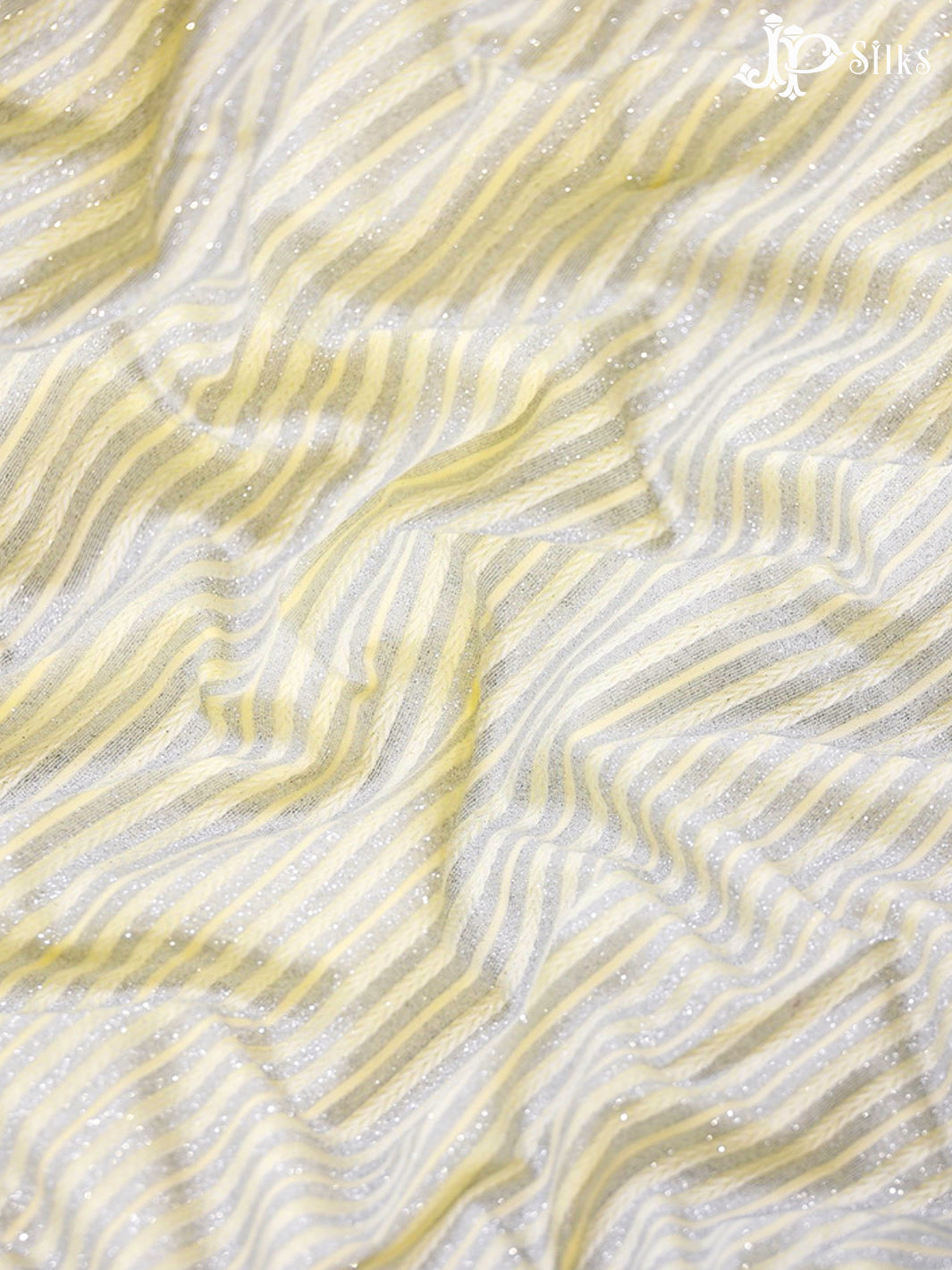 Yellow Shimmer Fabric - E4156 - View 2