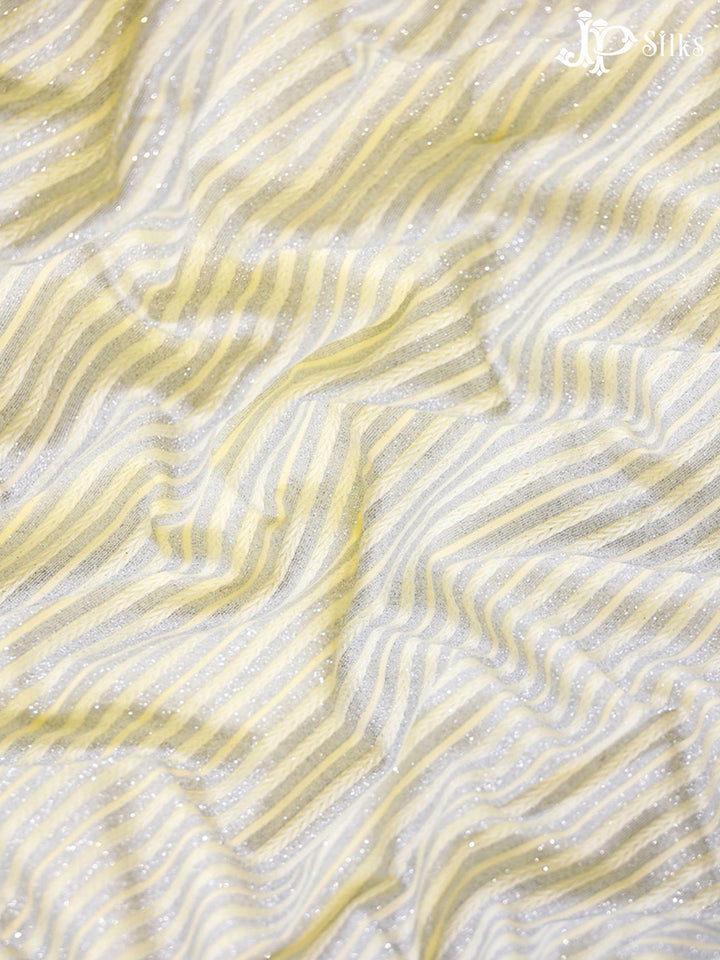 Yellow Shimmer Fabric - E4156 - View 2