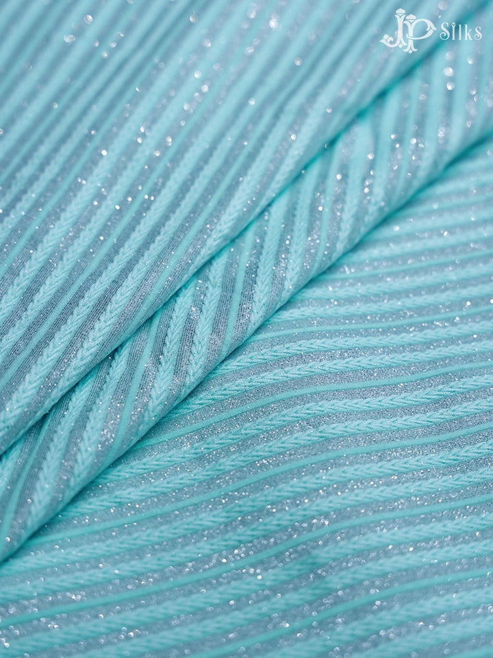 Sky Blue Shimmer Fabric - E4162