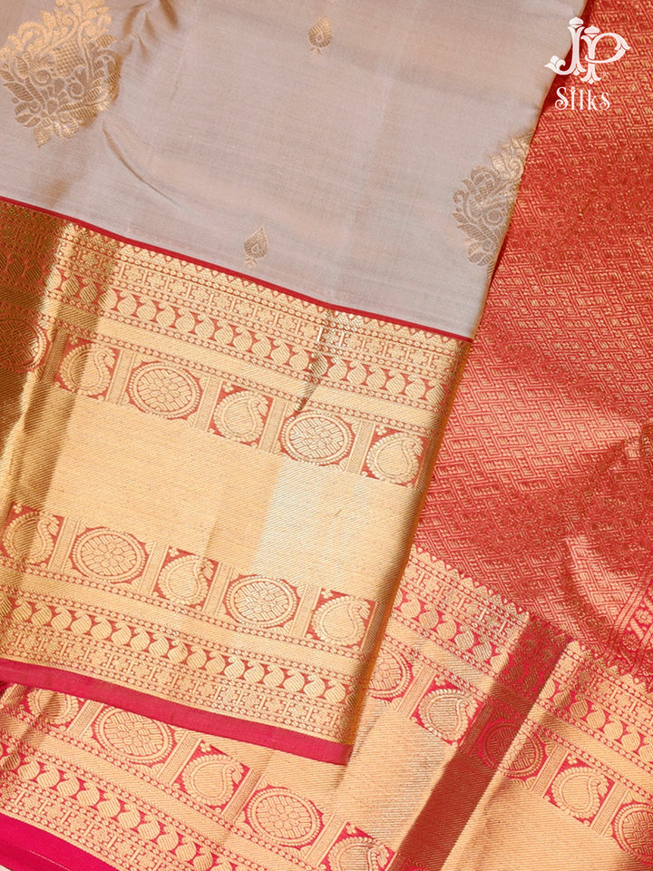 Pinky Beige Pure Silk Mixed Saree - G370-view3