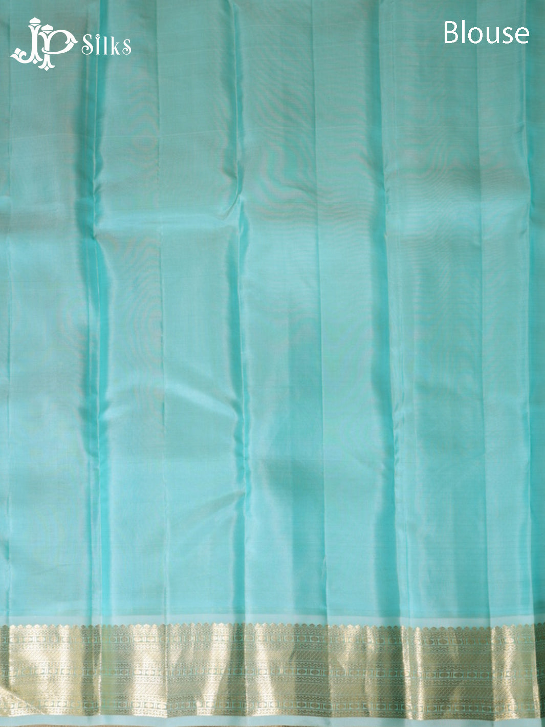 Bottle Green & Sky Blue Pure Silk Mix Saree - G938
