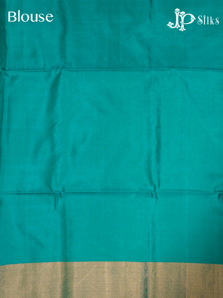 Light mustard yellow & teal green color E5116