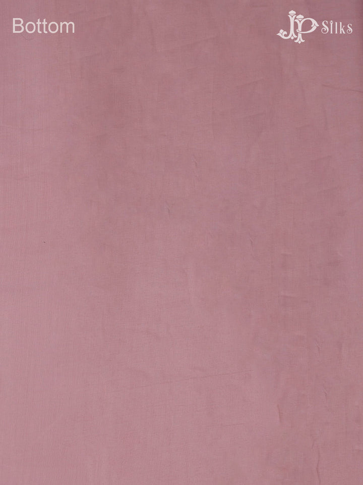 Light Pink Thread Work Salwar Suit Material - E3542