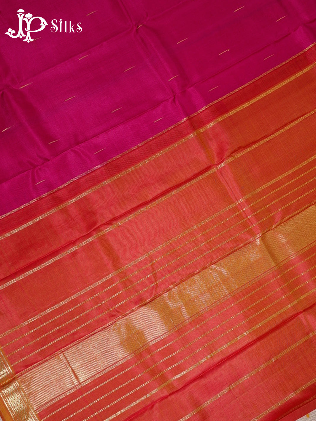 Pink & Dual Shade Pink Mustard Kanchipuram Silk Saree -  F3441-view5