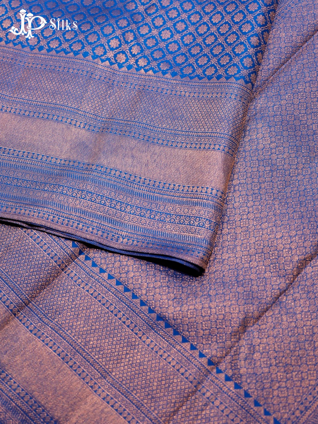 Blue Kanchipuram Pure Silk Saree - D1064