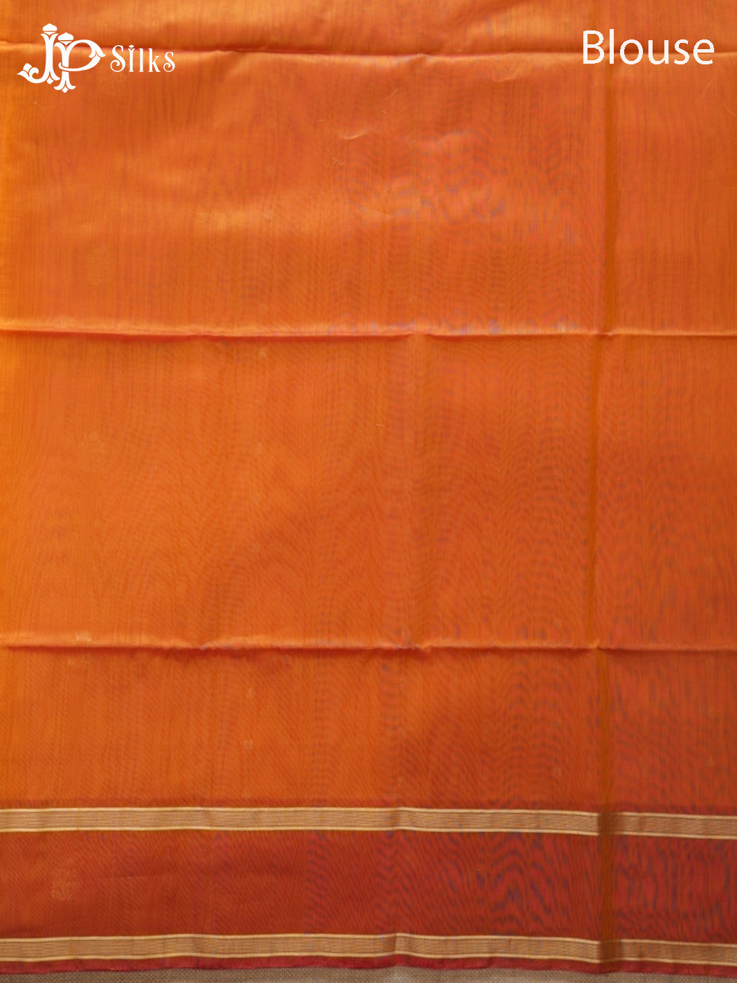 Mango Yellow And Pinkish Yellow Kora Cotton Saree - G912