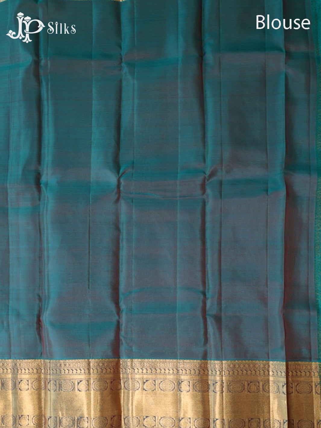 Maroon & Peacock Blue Pure Silk Mix Saree - G933