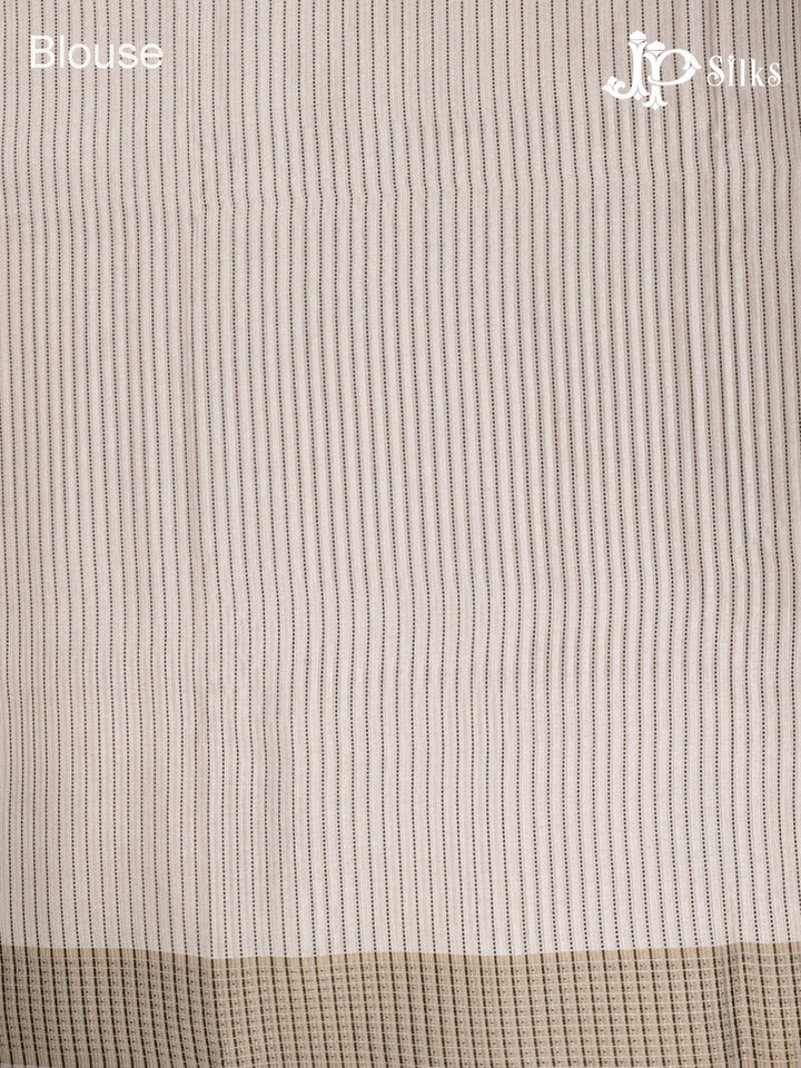 Off-White Semi Tussar Saree - G119
