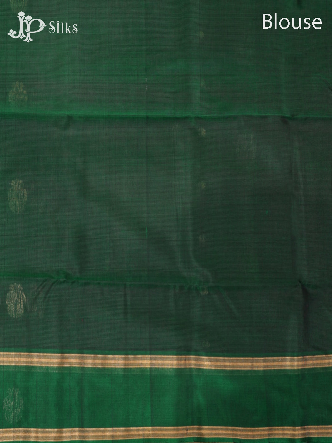 Dark wine and Bottle Green Kora Cotton Saree - G916