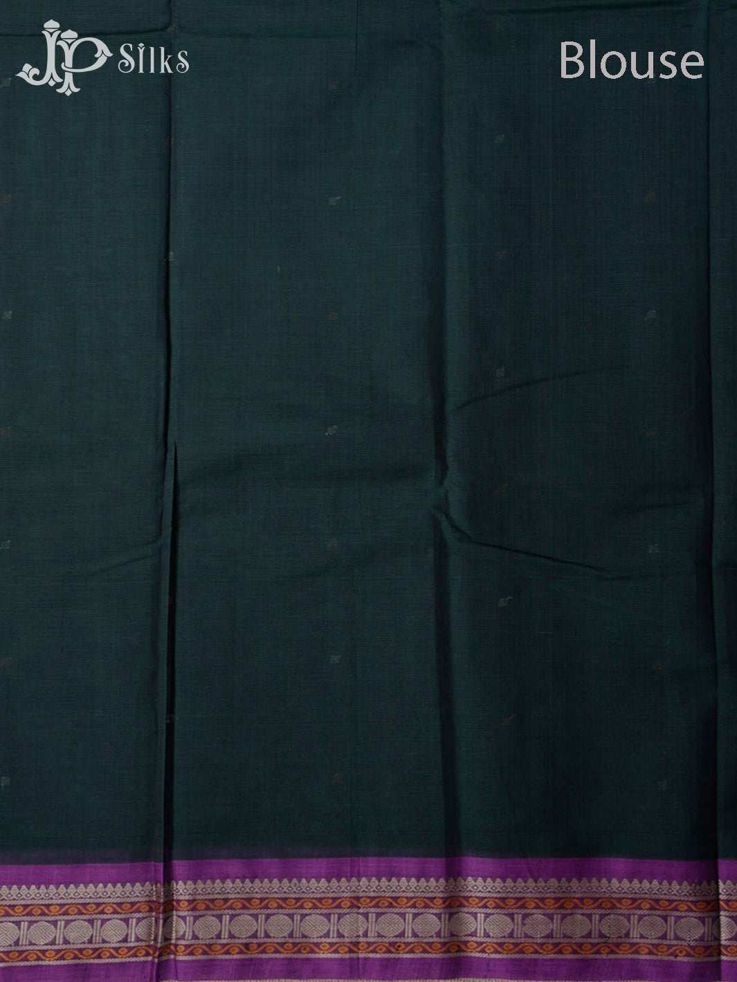 Bottle Green Kanchi Cotton Saree - D9703-view8