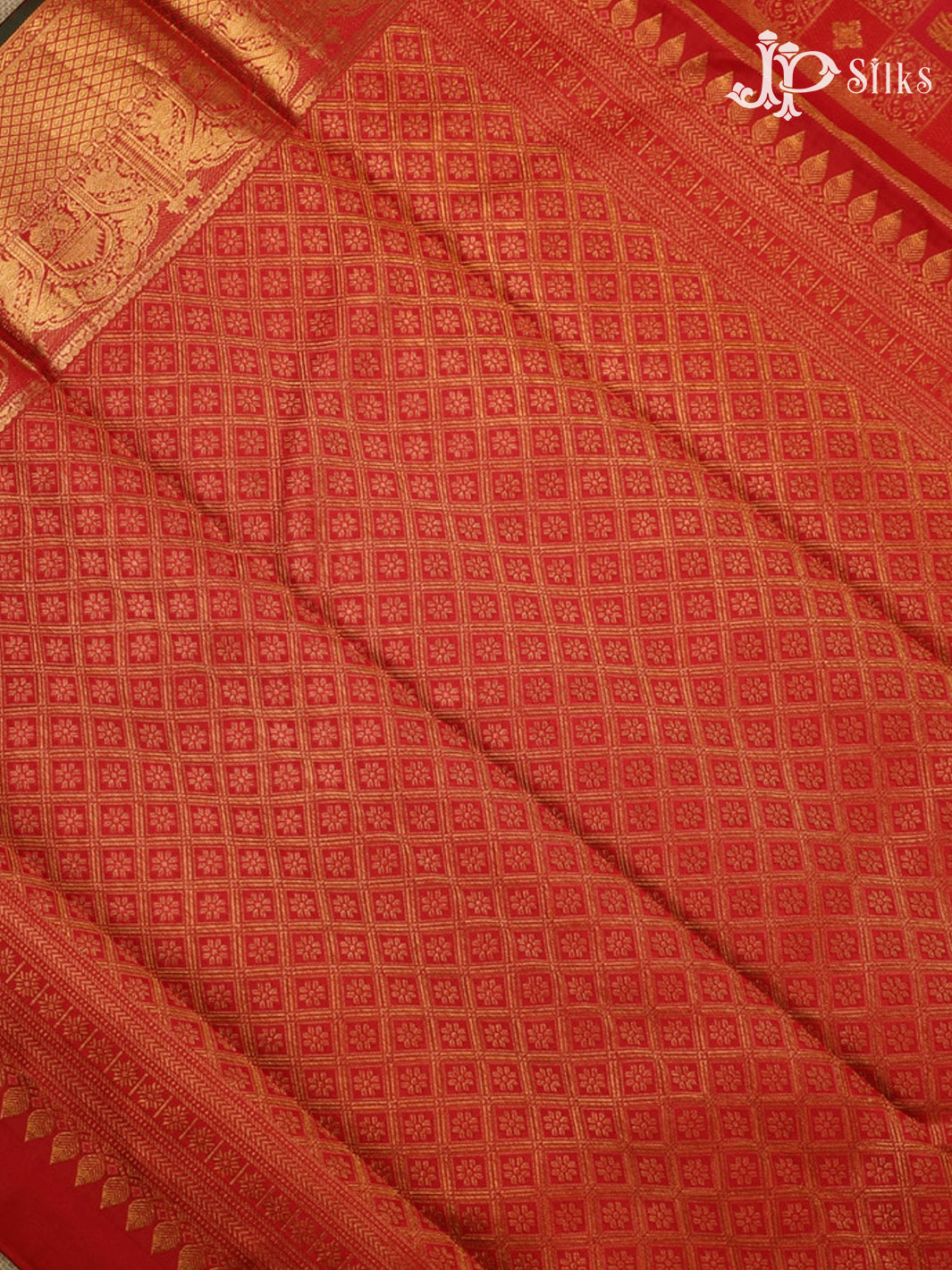 Red Bridal Kanchipuram Silk Saree - G212